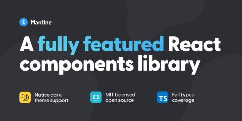 Mantine - React components library