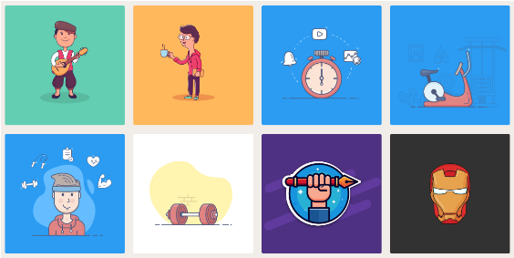 Open source illustrations kit