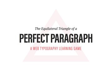 The Perfect Paragraph—A Web Typography Learning Game