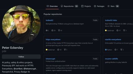 😢 Peter Eckersley, founder of Let's Encrypt, dies at 43