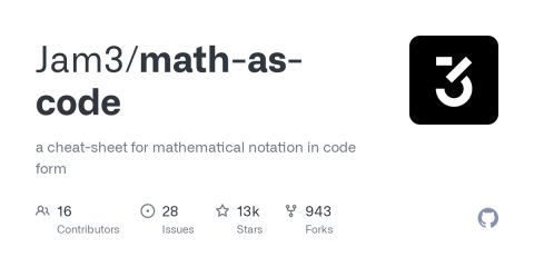 Math as code
