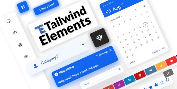 500+ free Tailwind CSS components