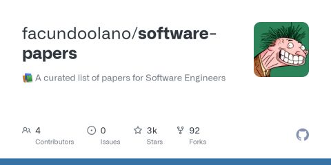 Papers for Software Engineers
