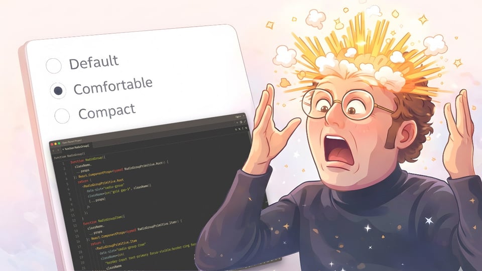 The Incredible Overcomplexity of the Shadcn Radio Button