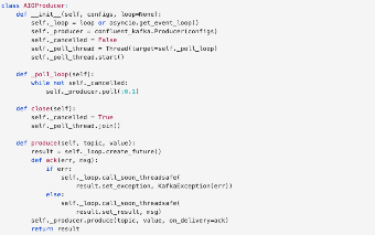 Integrating Apache Kafka With Python Asyncio